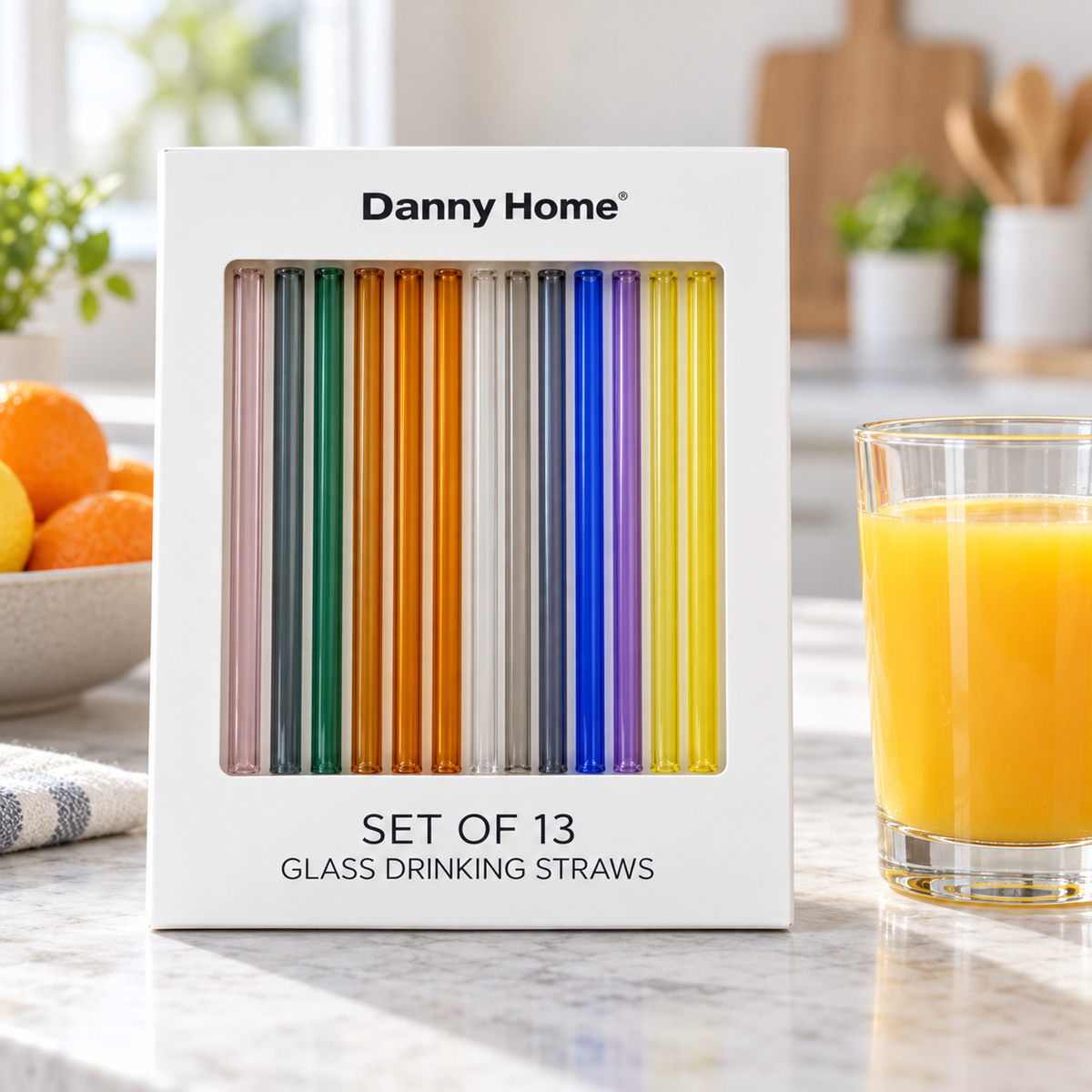 Danny Home 13 Piece Drinking Straw Set