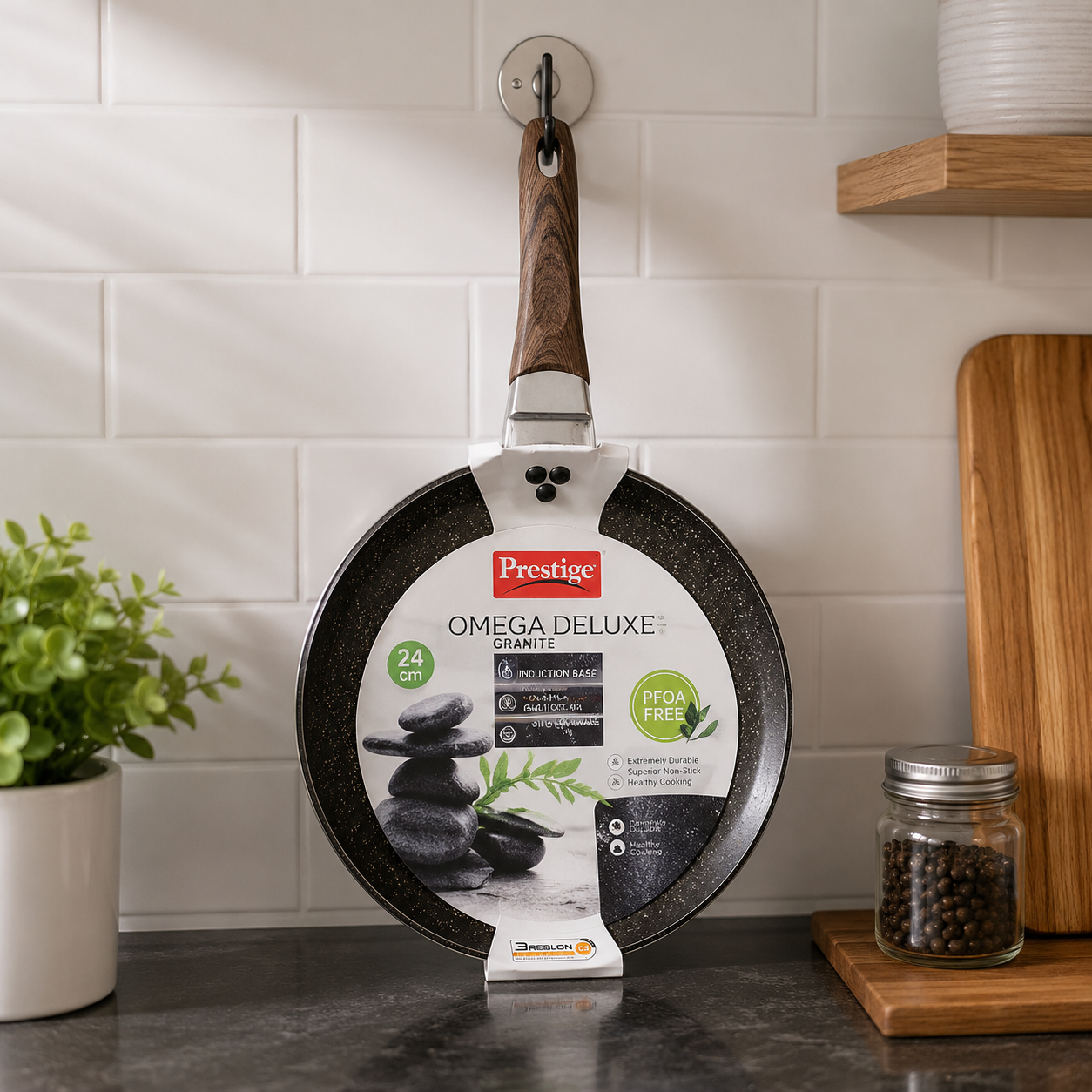 KITCHEN KING GRANITE NON-STICK FRY PAN 30 CM