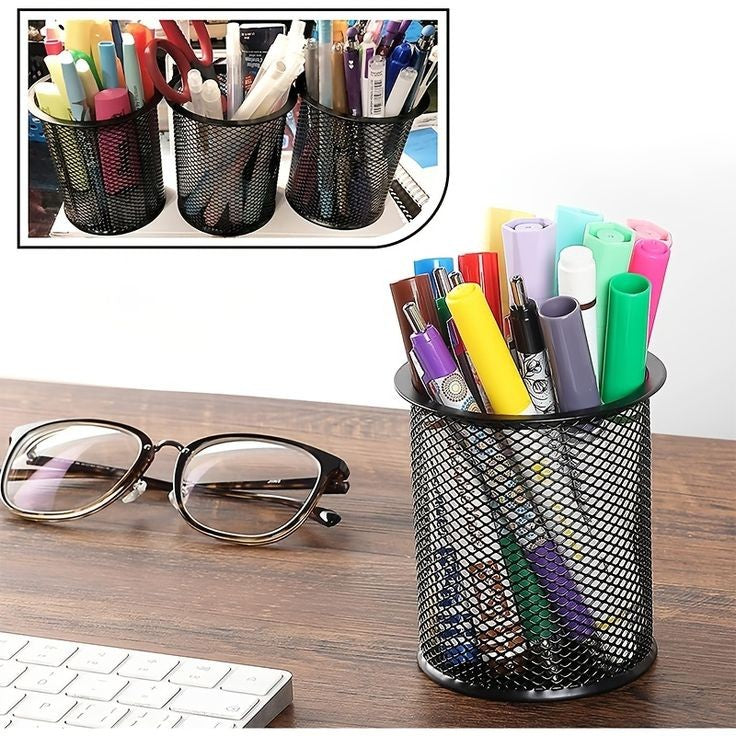 METAL MESH PEN HOLDER