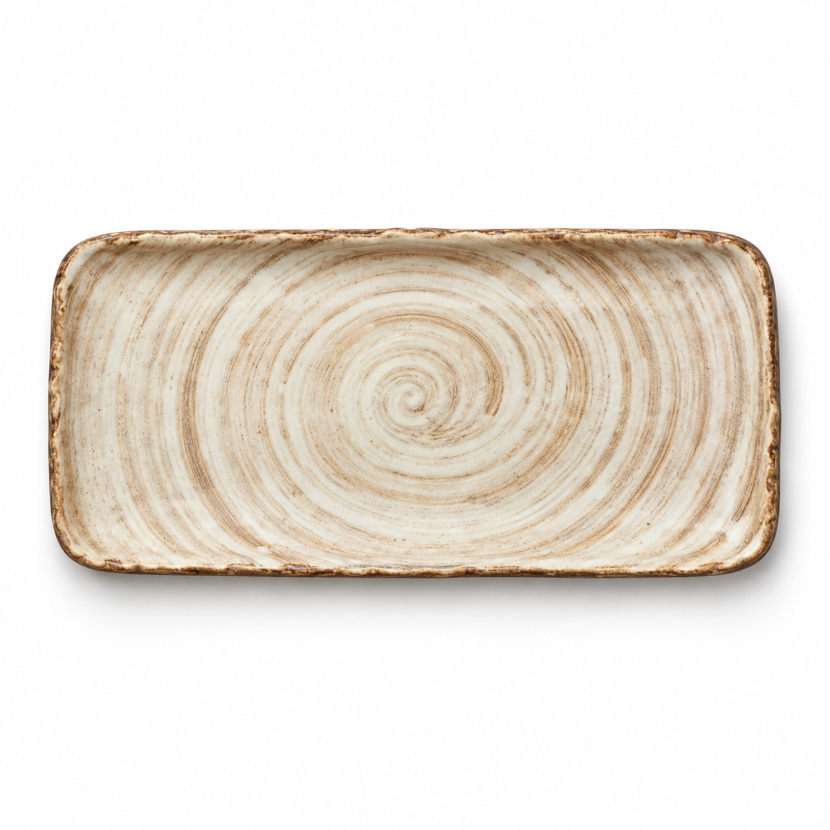 DANNY HOME SPIRAL PATTERN TRAY - 7 INCHES