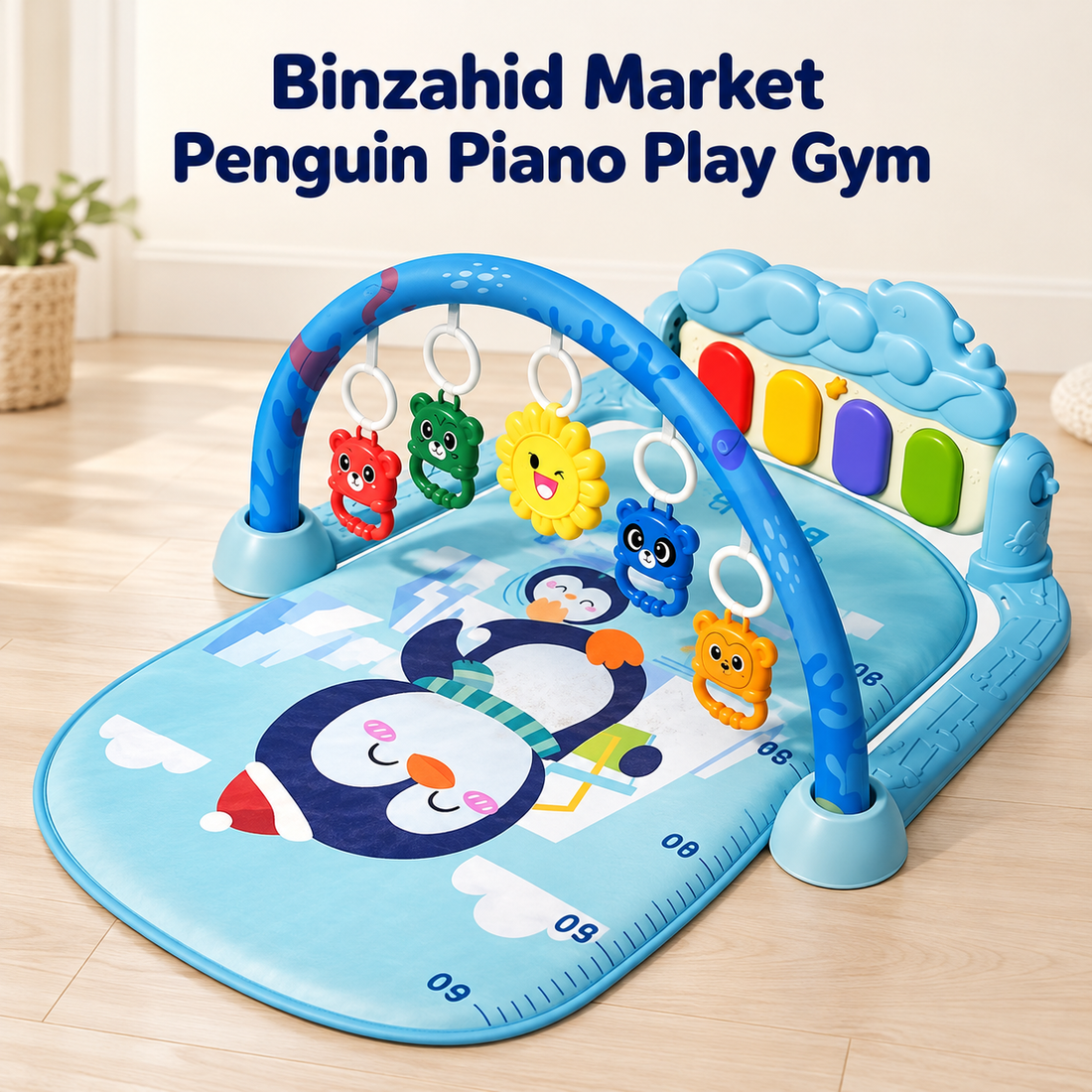 Blue Penguin Piano Play Gym