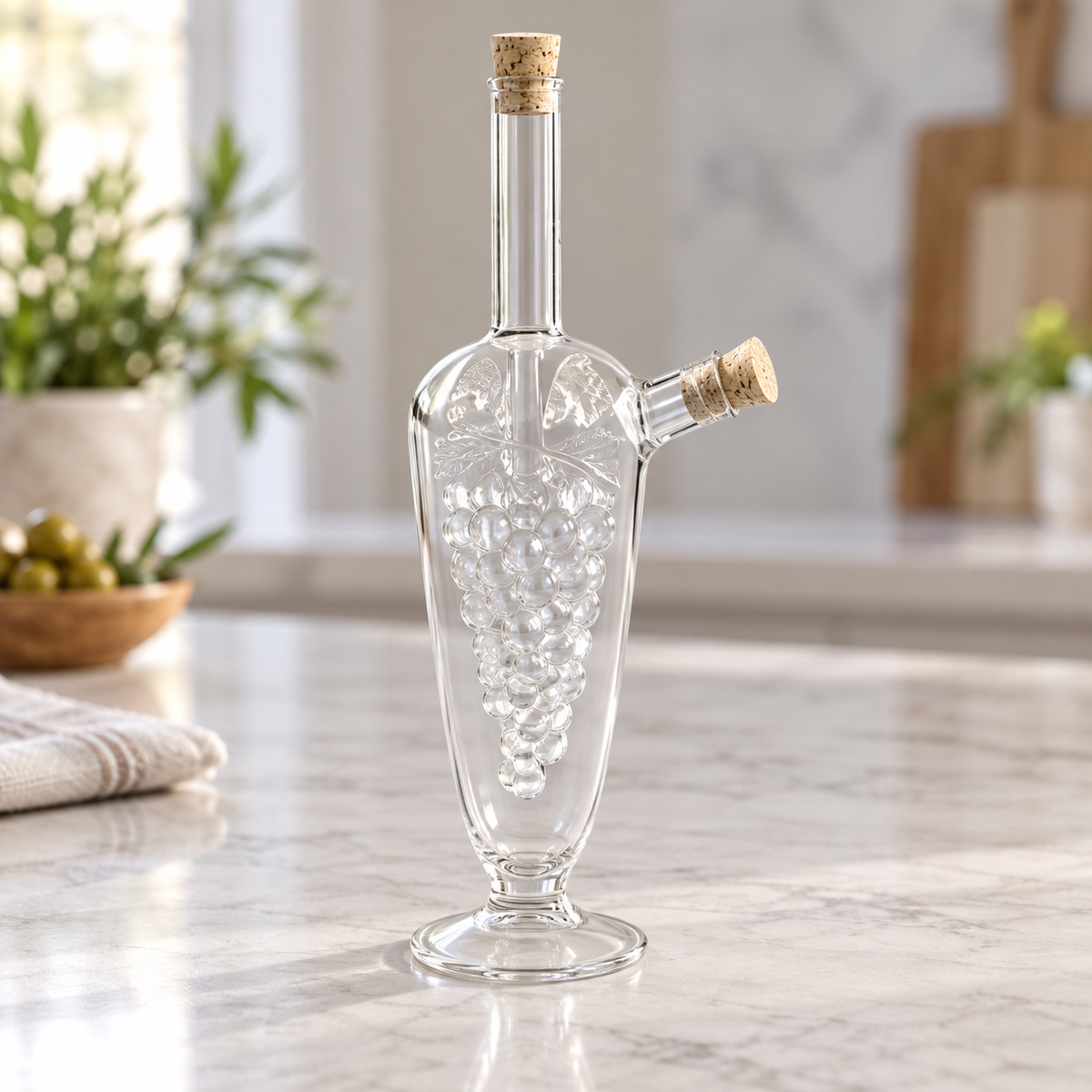 Danny Home Decorative Oil Cruet - 260 + 50 ml