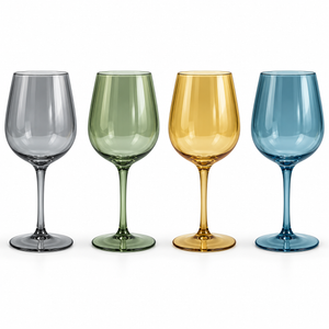 Danny Home 4 Piece Coloured Goblet Set - 450 ml