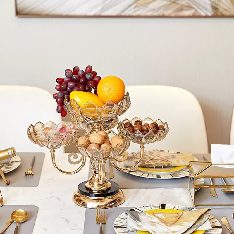 ROTATING FRUITS DECOR TRAY RACK