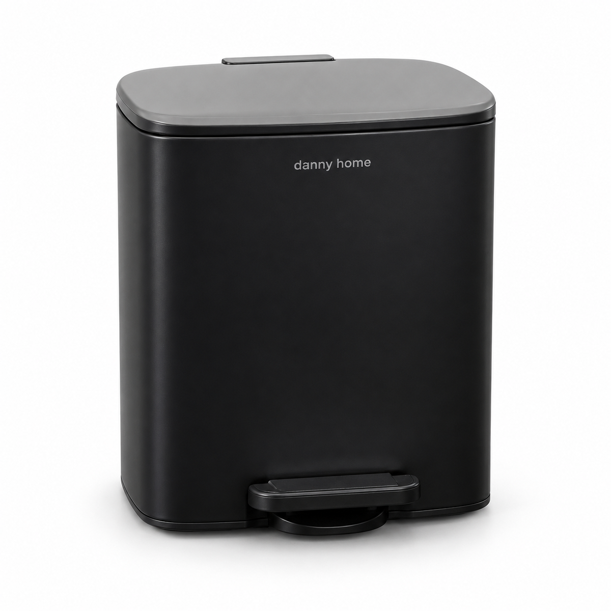 DANNY HOME PEDAL TRASH BIN WITH GREY LID