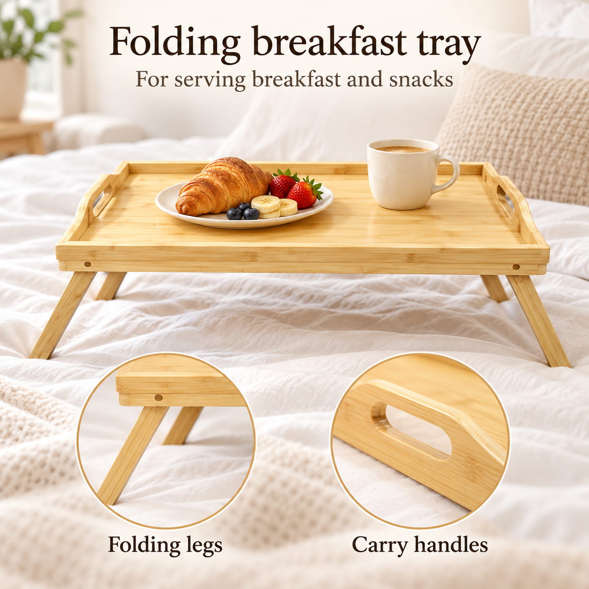 Danny Home Folding breakfast Tray