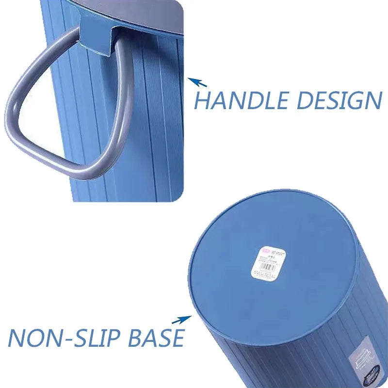 ECO-FRIENDLY TRASH BIN WITH LID