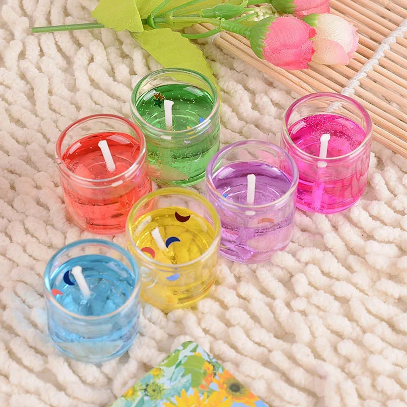 PACK OF 6 FANCY DECOR CANDLES