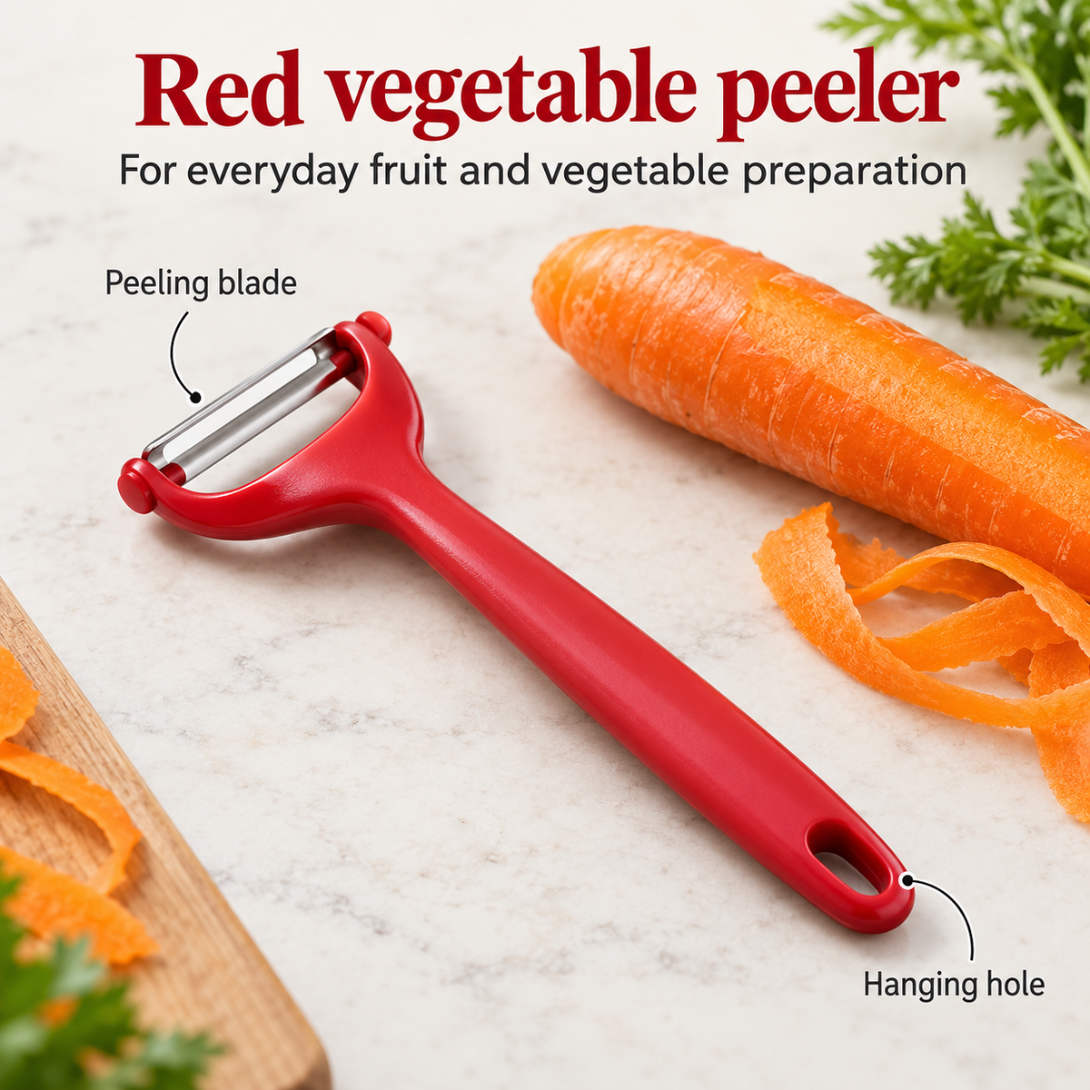 Danny Home Red Vegetable Peeler