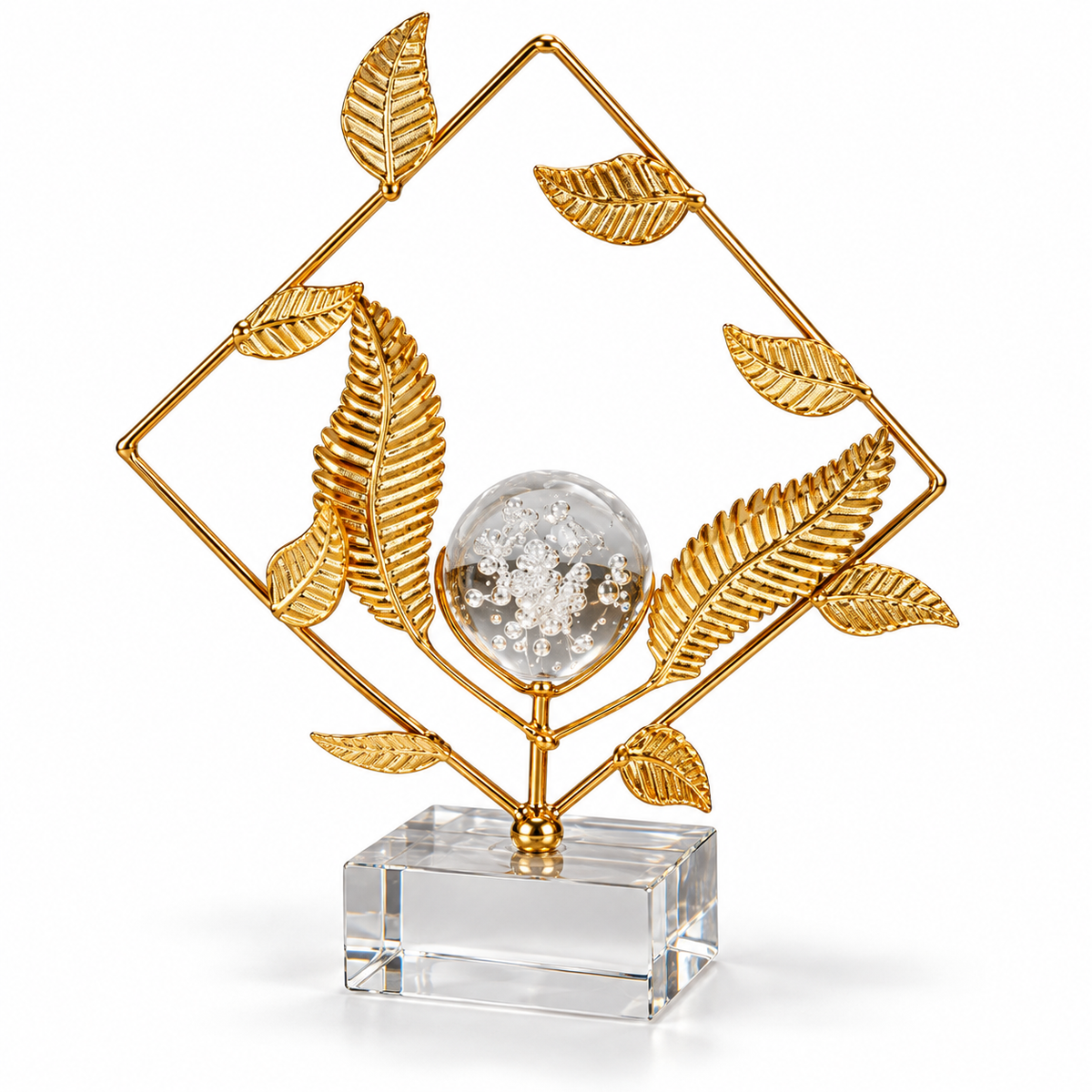 Golden Leaf Ornament
