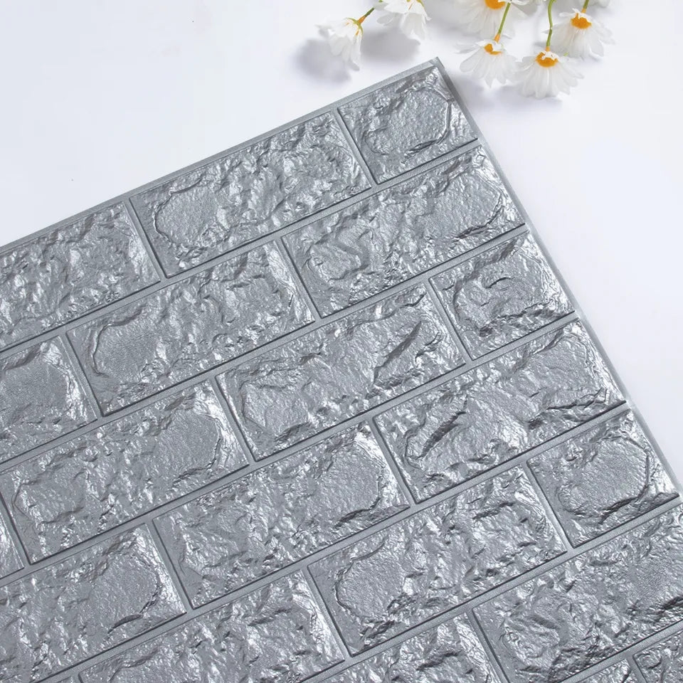 SELF ADHESIVE 3D BRICK WALL SHEET