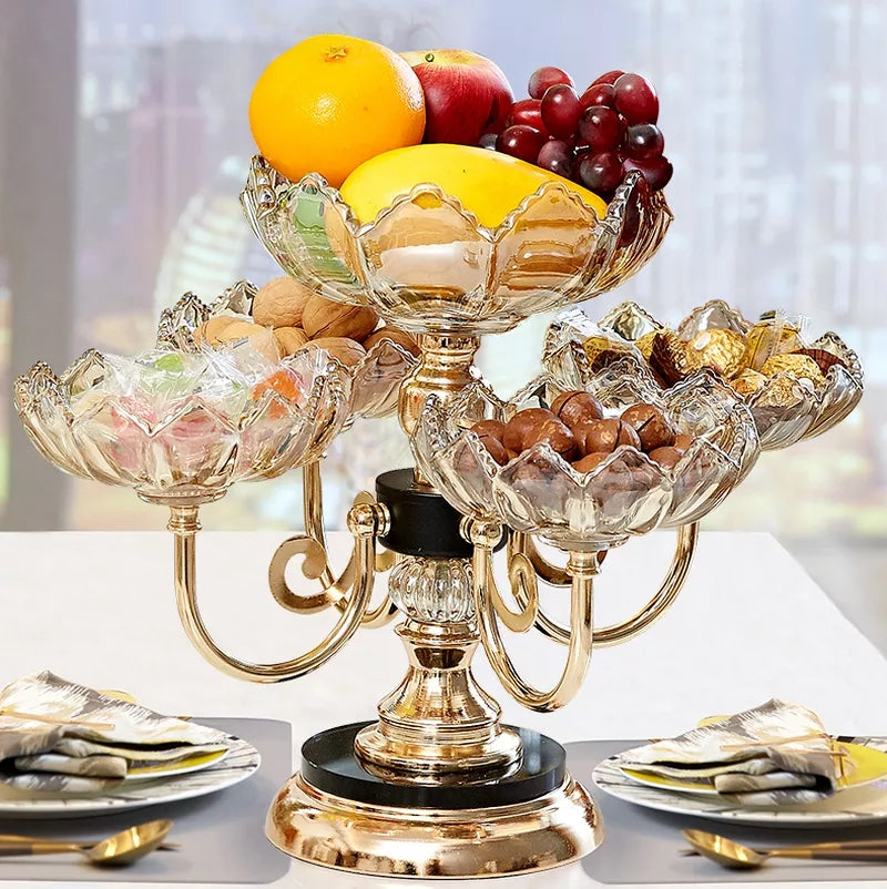 ROTATING FRUITS DECOR TRAY RACK