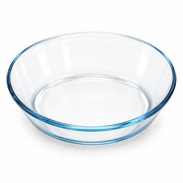 Danny Home Round Glass Oven Dish - 2.4 Litre