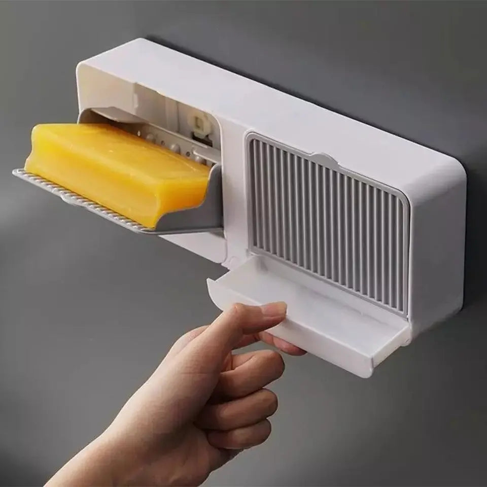 WALL MOUNTED DOUBLE SIDED SOAP BOX