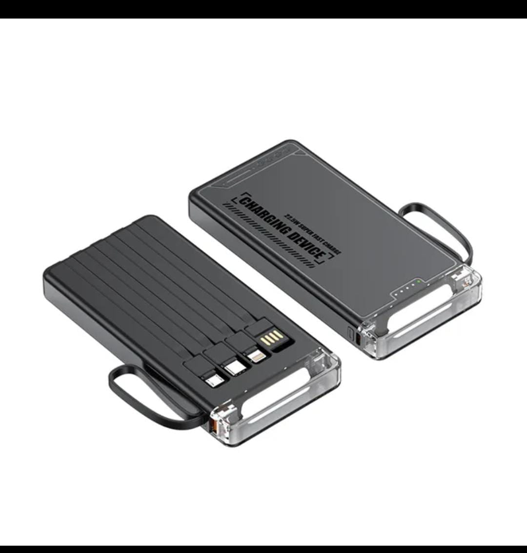 MINI 10000MAH POWER BANK WITH EXTERNAL BATTERY PACK & LED