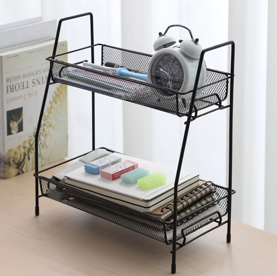 2 LAYERS COUNTER-TOP METAL STAND