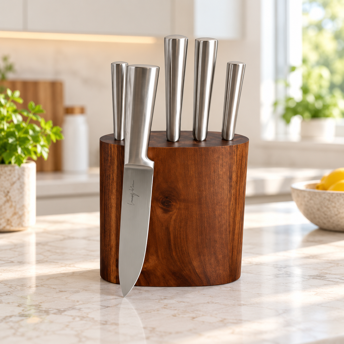 Danny Home Kitchen Knife Set With Block