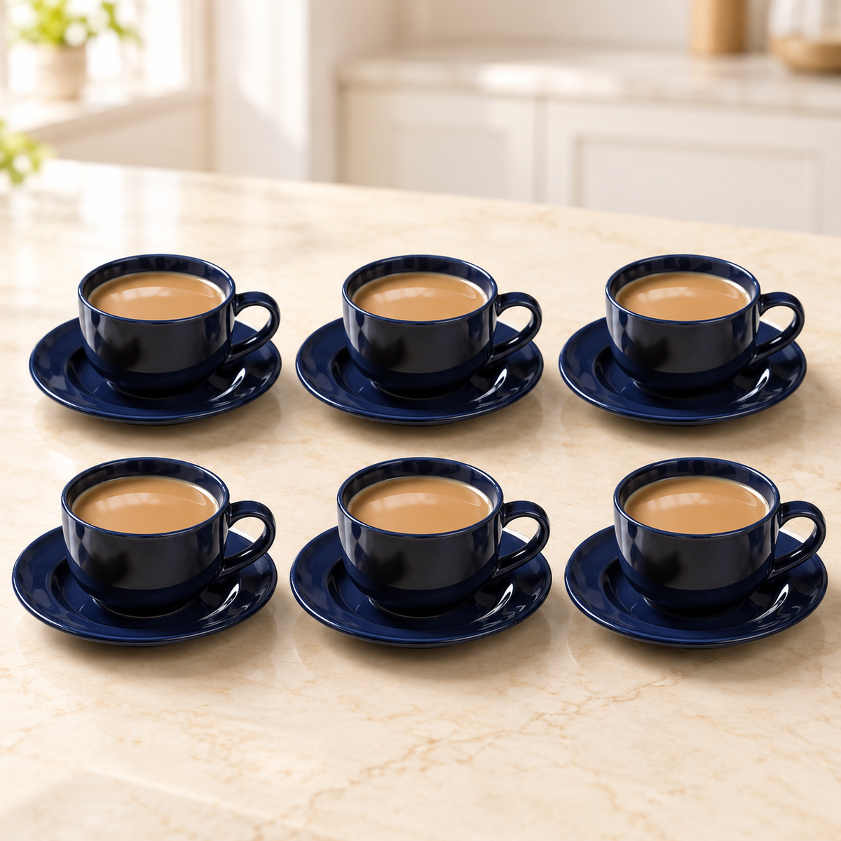 Danny Home 6 Piece Cup And Saucer Set