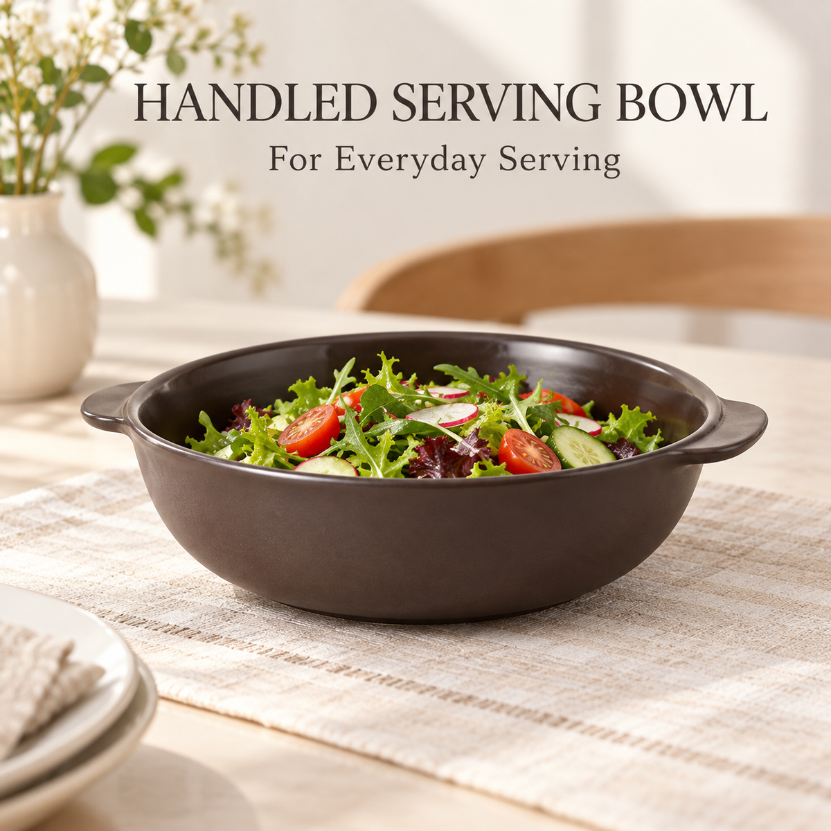 DANNY HOME HANDLED SERVING BOWL - 6 INCHES