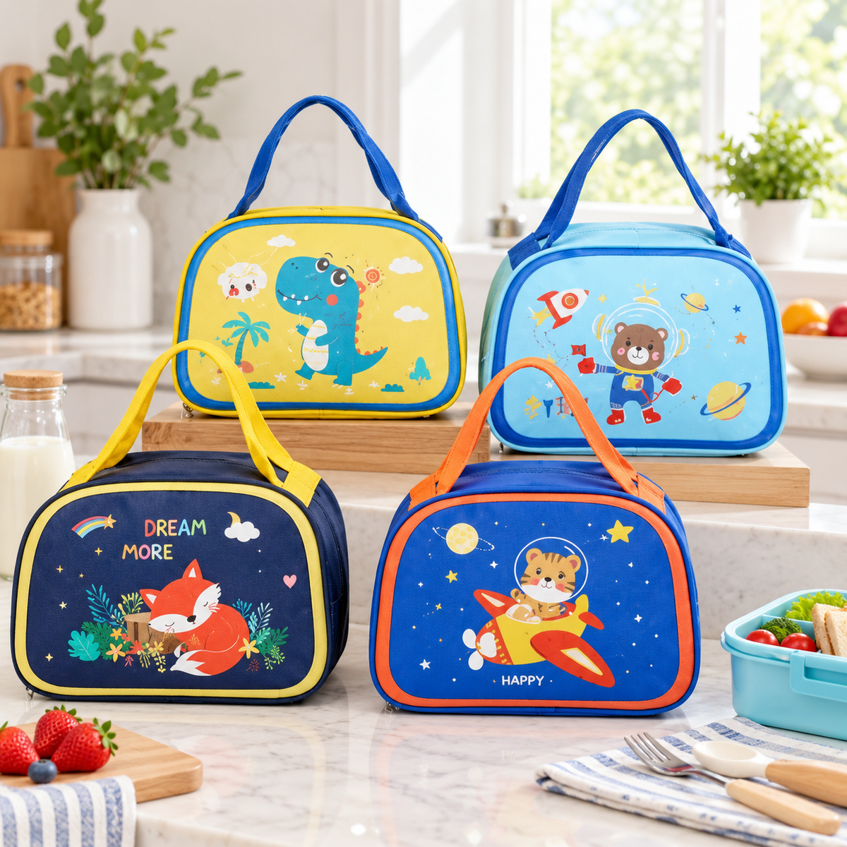 Cartoon Thermal Lunch Bag