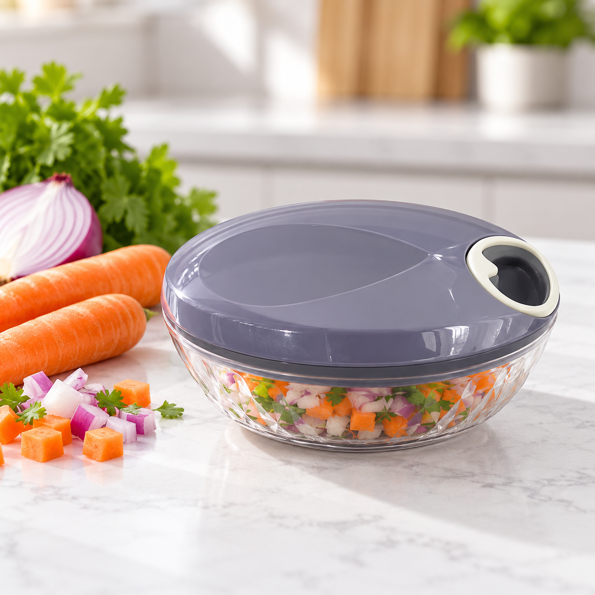 Danny Home Manual Food Chopper - 12x8.5cm