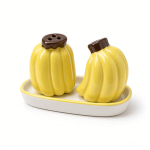 Kitchlux Ceramic Salt and Pepper Shakers - Bananas