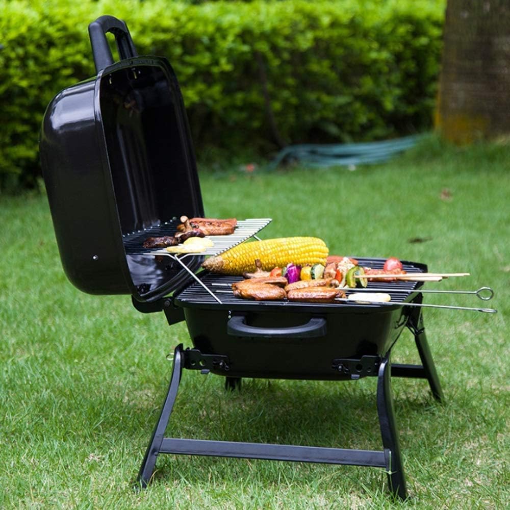 FOLDABLE TABLE TOP BARBEQUE GRILL