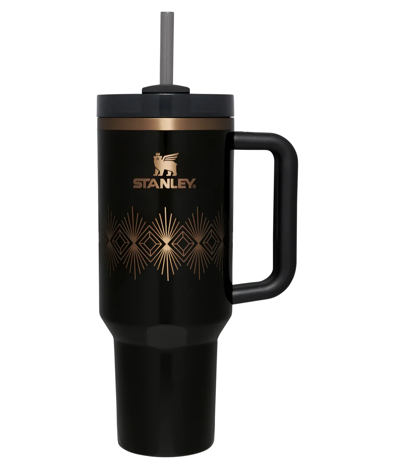 DECO STANLEY QUENCHER H2.0 TUMBLER 40OZ - BLACK GLOSS