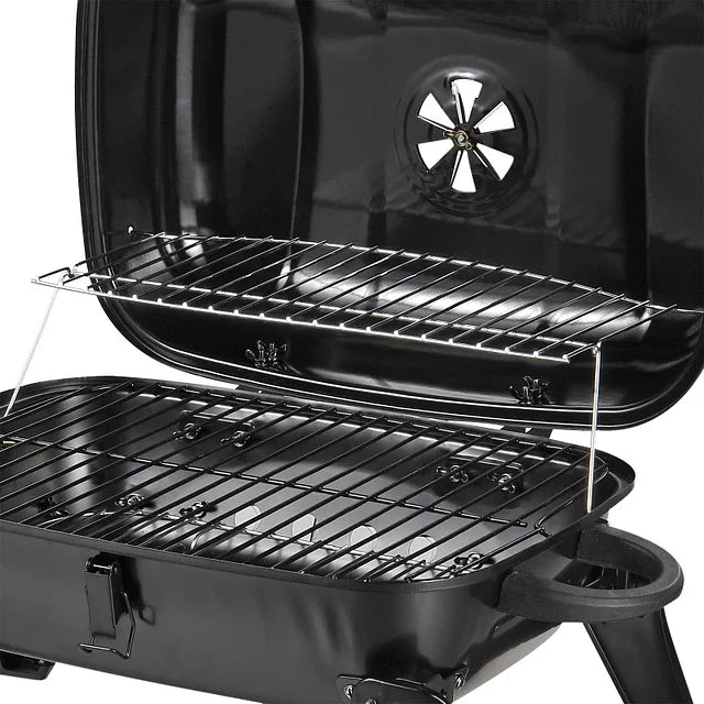 FOLDABLE TABLE TOP BARBEQUE GRILL