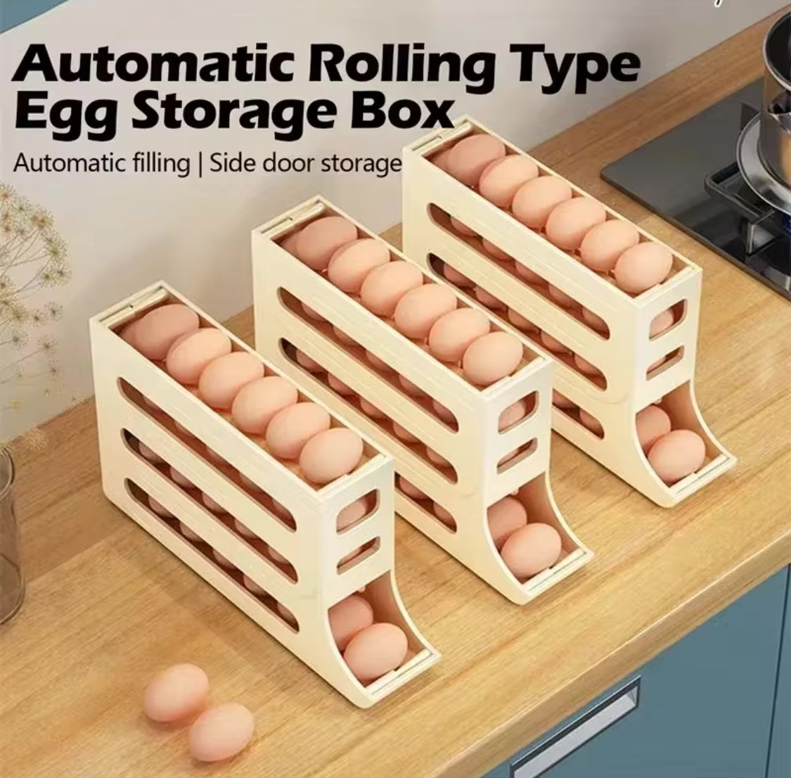 AUTO ROLLING EGGS DISPENSER