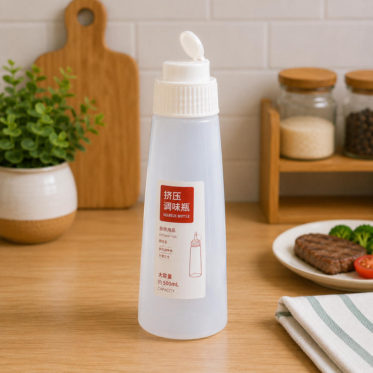 SQUEEZE SAUCE BOTTLE - 500 ML