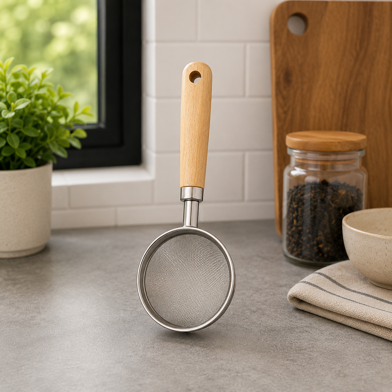 STAINLESS STEEL FINE MESH STRAINER