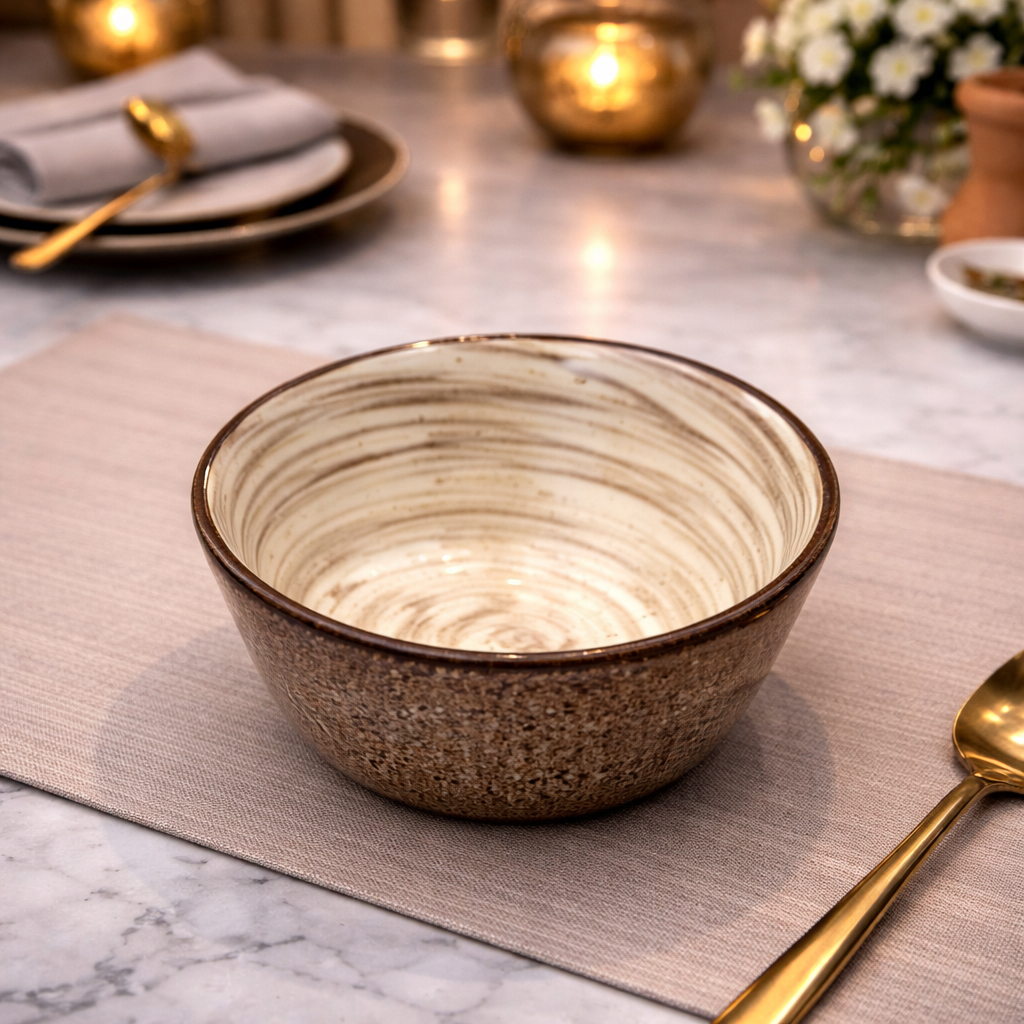 DANNY HOME CERAMIC CAKE BOWL 10CM -375DGW