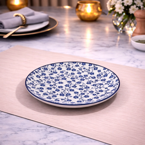 DANNY HOME BLUE CHINTZ DINNER PLATE - 7.5 INCHES