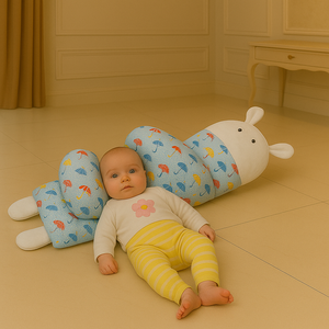 HAPPIMUMS KIDS PILLOW WITH BABY SUPPORT - UMBRELLA