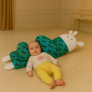 HAPPIMUMS KIDS PILLOW WITH BABY SUPPORT - HORSES