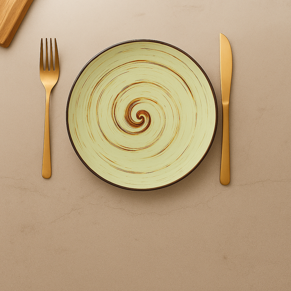 WILMAX ENGLAND PLATE - PISTACHIO 25.5CM