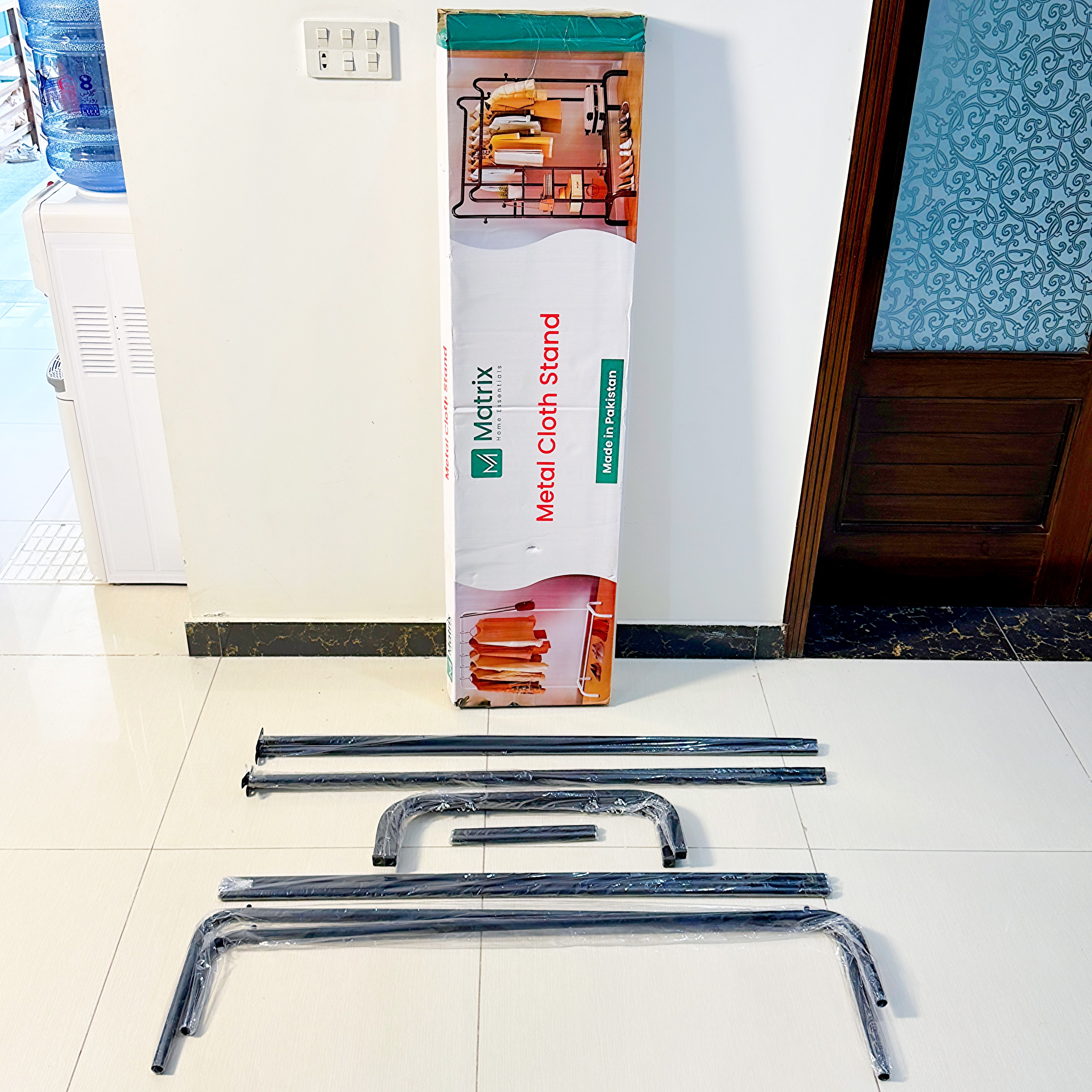 Double Pole Metal Cloth Stand By Matrix (B)