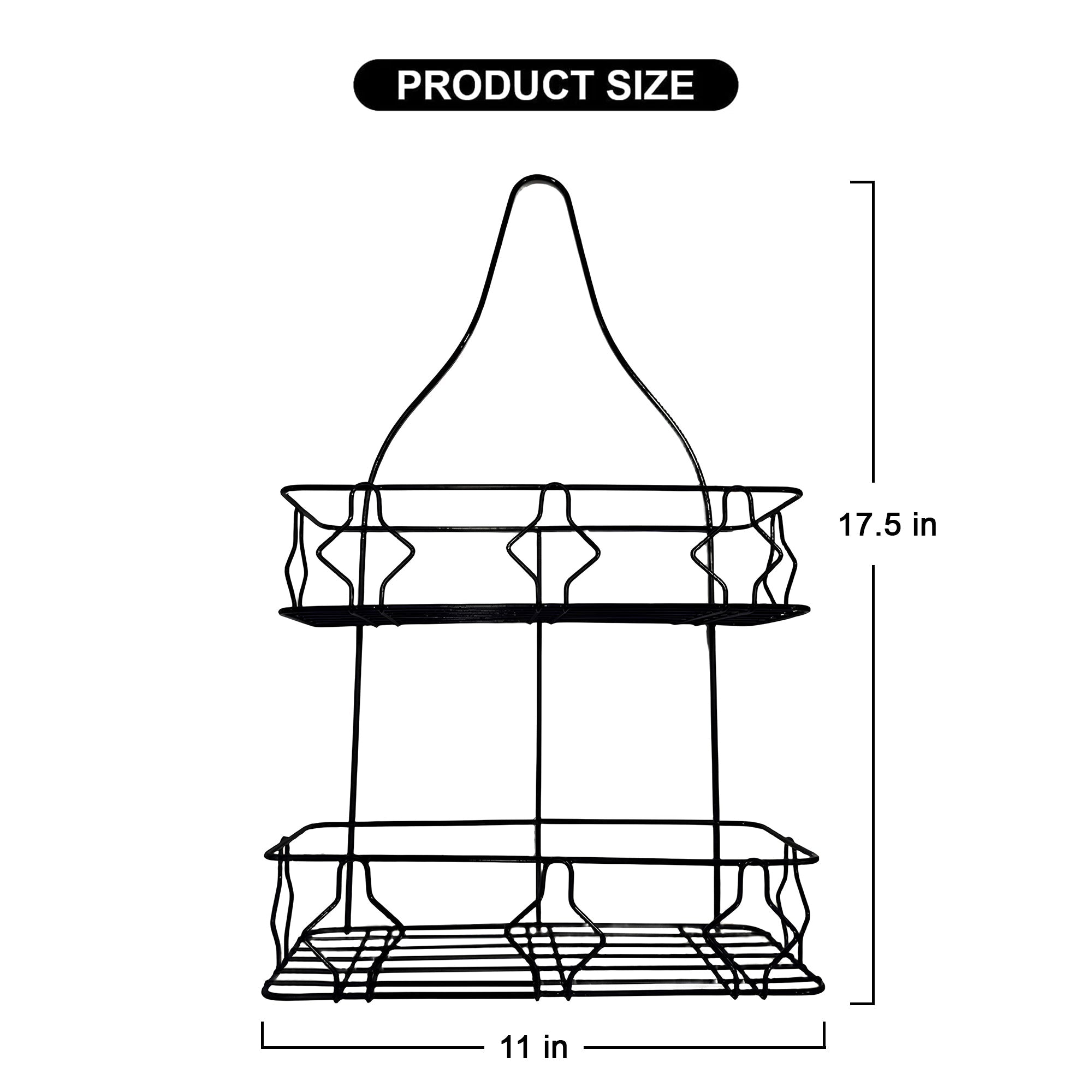 Double Layer Durable Bathroom-Rack