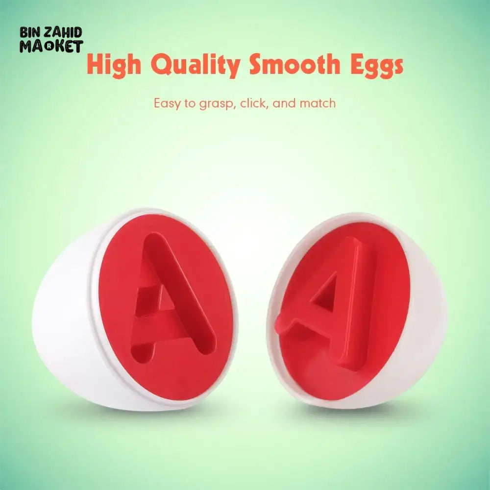 26 PIECES SET OF COLORFUL MATCHING EGGS FOR KIDS