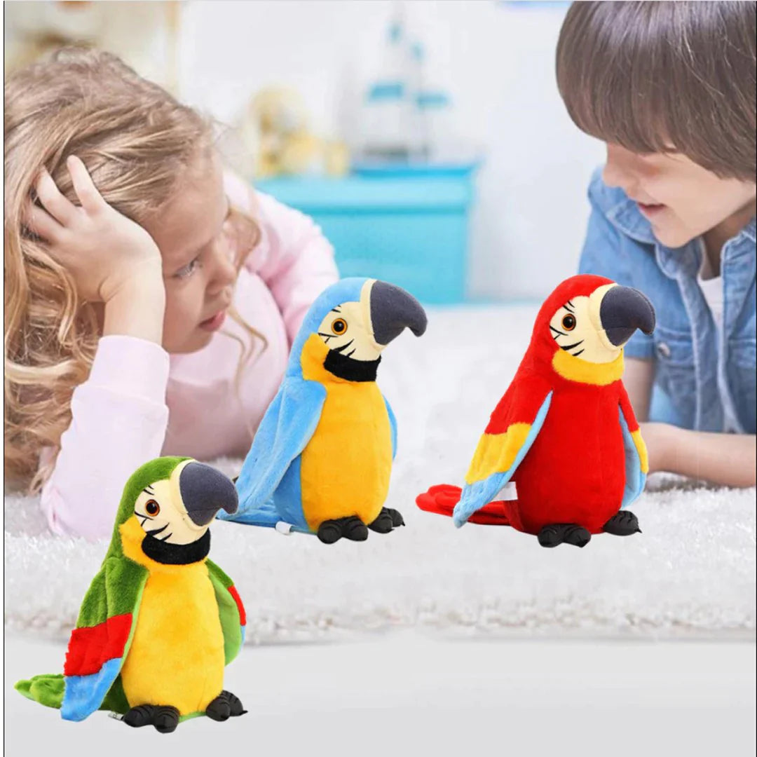 KIDS ELECTRIC MIMICKING MUSICAL PARROT TOY