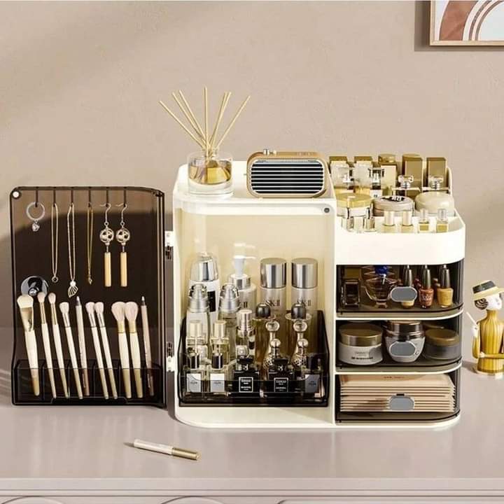 MODERN DUAL CABINETS COSMETIC ORGANIZER