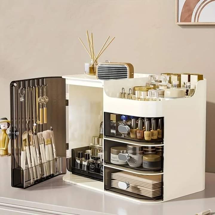 MODERN DUAL CABINETS COSMETIC ORGANIZER