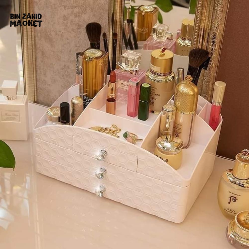 2X DRAWERS JEWLERY & COSMETIC ORGANIZER