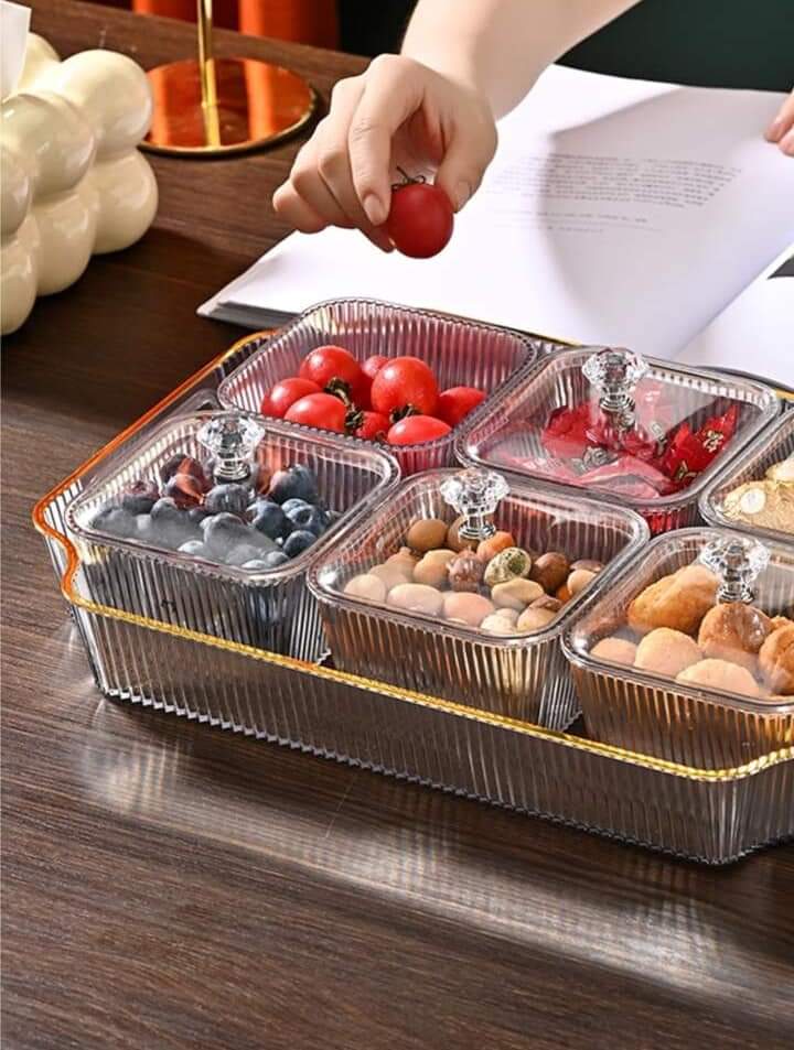 DRY FRUIT TRAY WITH SERVING PLATTER