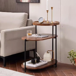 VERSATILE 3-TIERS CORNER SIDE TABLE