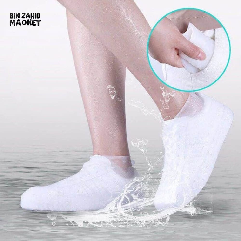 SILICONE WHITE SHOE COVER