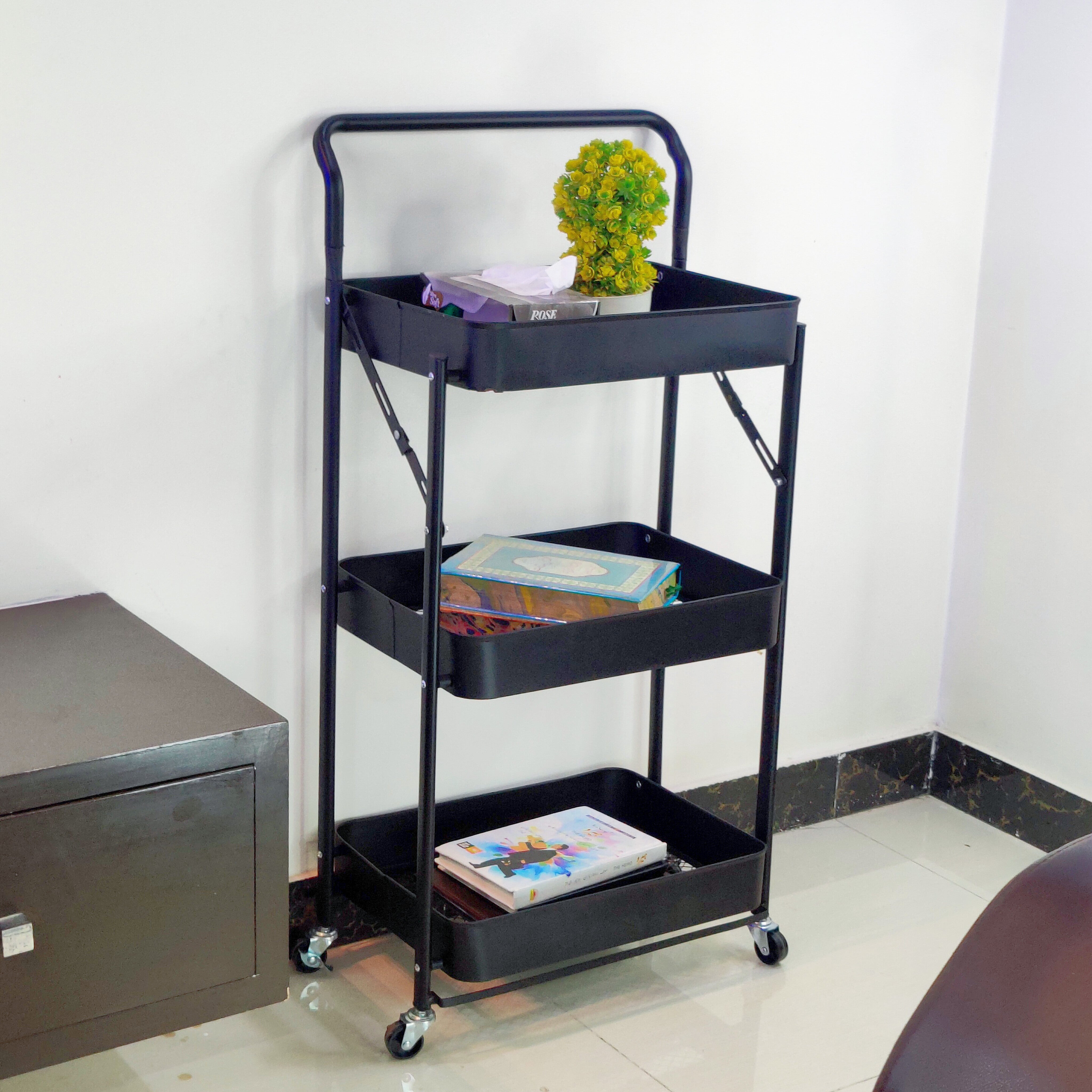 Foldable Metal Trolley By Matrix