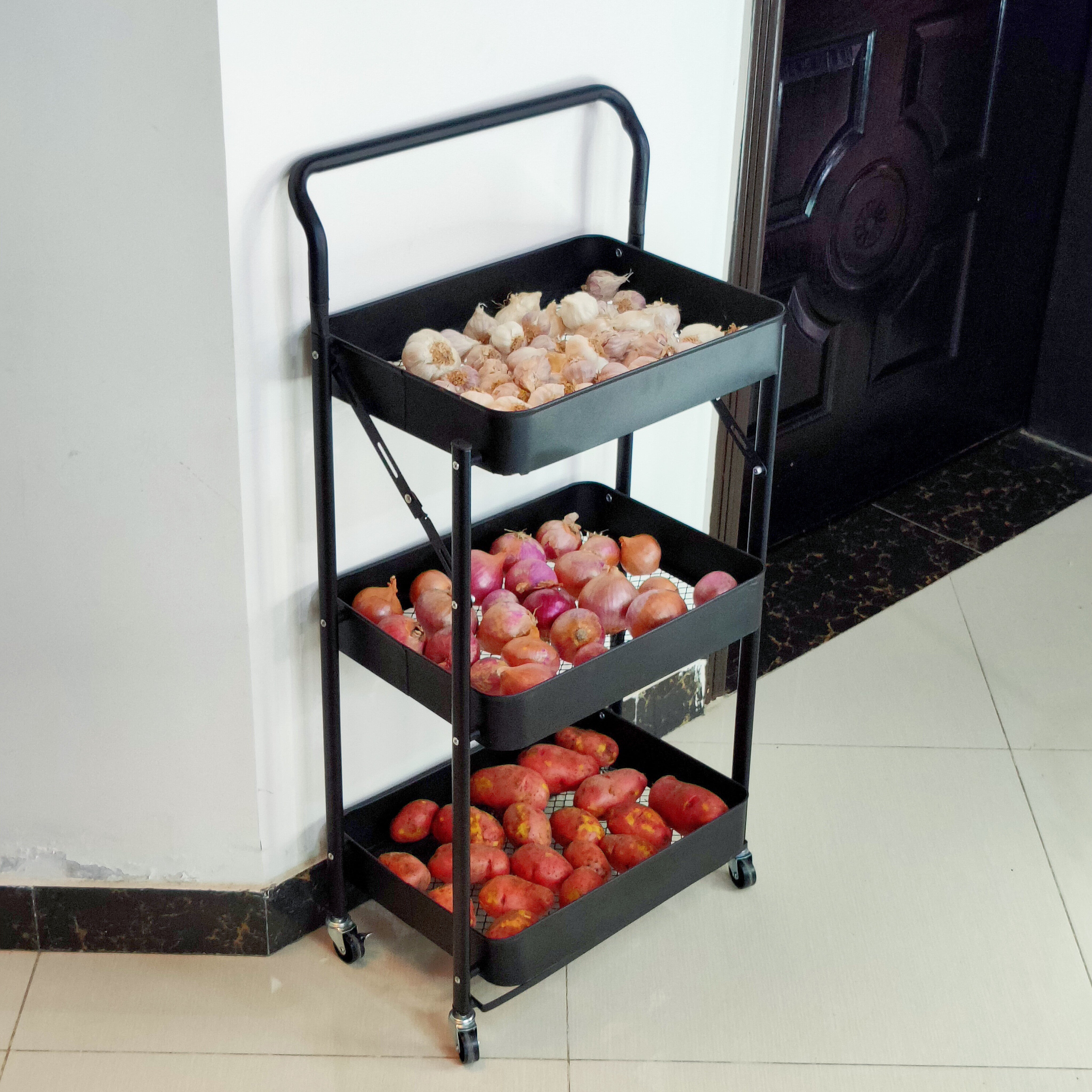 Foldable Metal Trolley By Matrix