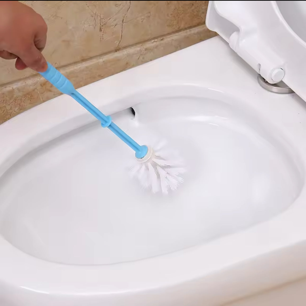 TOILET CLEANING BRUSH WITH HOLDER